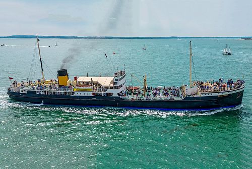 Steamship Shieldhall After Deck